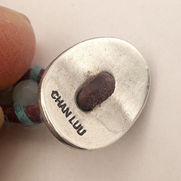 Chan Luu Leather Wrap Bracelet Designer Jewelry Boho Bohemian Sterling Silver - Picture 6 of 7